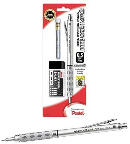 Graph Gear 1000, Graphgear 1000, Pencil With Eraser, Writing & Drawing Instruments, Drafting Pencil, Study Accessories, Pc Repair, Color Graphing, Metal Barrel