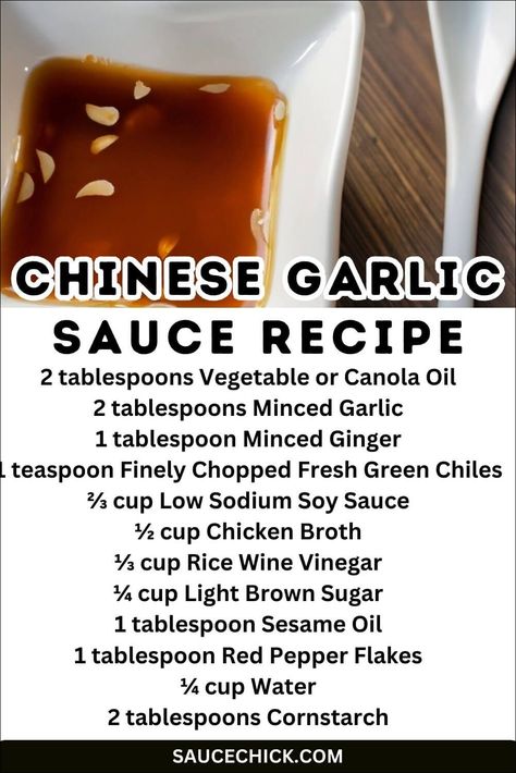 Chinese Garlic Sauce Recipe: Wok-Inspired Flavor Explosion Chinese Garlic Sauce Recipe, Chinese Sauces Recipes, Chinese Sauce Recipe, Chinese Garlic Sauce, Chinese Sauces, Stir Fry Sauce Easy, Stir Fry Sauce Recipe, Chinese Garlic, Man Recipes