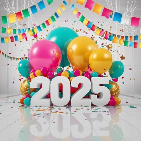 Free Colorful 2025 New Year Card Art to Celebrate New Year Animated Gif, Birthday Card Background, Happy New Year Hd, Happy New Year Fireworks, New Year Background, Happy New Year Gif, Happy New Year Banner, Happy New Year Background, New Year Gif