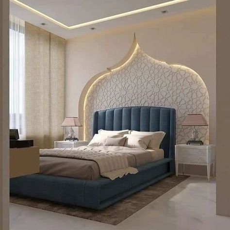 Bedroom designs ✨️👌 . . . . . . #bedroomdecor #bedroomdesign #bedroominterior #bedroomdecoration #homedesignsdworld #populardesign #reeelitfeelit #bedroomgoals #interiordecoratingideas #explorepage #interiordesign #fypシ゚viralシ2024fyp #gurupurnima #leatherjacket #spainvsengland #trendingrecipes #urvashirautela Modern Arabian House Design, Moroccan Tv Unit, Morocco House Design, Islamic Interior Design Bedroom, Islamic Bedroom Design, Arabic Bedroom Design, Islamic Bedroom, Arabic Bedroom, Modern Moroccan Bedroom