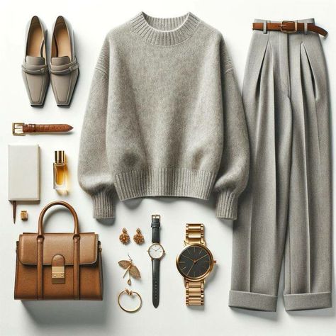 Fall Neutral Outfits Classy, Feminine Fall Outfits, Neutral Fall Outfits, Office Wardrobe, Winter Fashion Outfits Casual, Mode Casual, Stylish Work Outfits, Casual Work Outfits, Mode Inspo