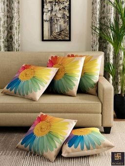 Kalakriti Creations deals in Home Decor products. Customer Satisfaction is our reward. Bed Sheet Painting Design, Hand Painted Pillows, Bed Cover Design, Diy Cushions, Fabric Painting On Clothes, Fabric Paint Designs, Floral Cushion Covers, Hand Painted Fabric, Cushion Cover Designs