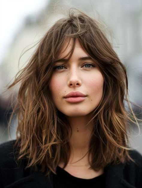 Trendy Short to Medium Haircuts for Women 2024 Autumn Haircuts 2024, Fall 2024 Haircuts Women, Liv Tyler Haircut, Mid Length Hair Cuts Women, Hair Style Trend 2024/2025, Trendy Haircut 2024, French Mid Length Haircut, Long Bangs Medium Hair, Hair Trend 2024 Women