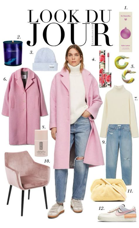 20 PINK OUTFITS FOR WOMEN - valemoods Styling Pink Coat, Coat Pink Outfit, Trendy Winter Outfits 2024, Pink Coat Outfit Winter, Pastel Winter Outfit, Pink Outfits For Women, Pink Coat Outfit, Iphone Lifestyle, Classy Fashion Style