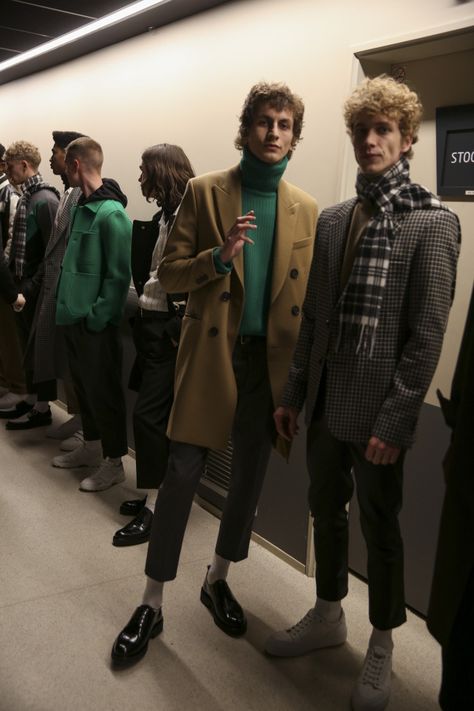 Backstage at AMI Alexandre Mattiussi Menswear FW18... : Sévi Ami Alexandre Mattiussi, Alexandre Mattiussi, Mens Fall