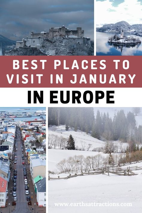 The Best Places to Visit in Europe in January. Discover the best cities to visit in January in Europe. These are my top European places to go in Europe in January. #europe #travel #europetravel #january #traveldestinations #placestogo #januarytravel