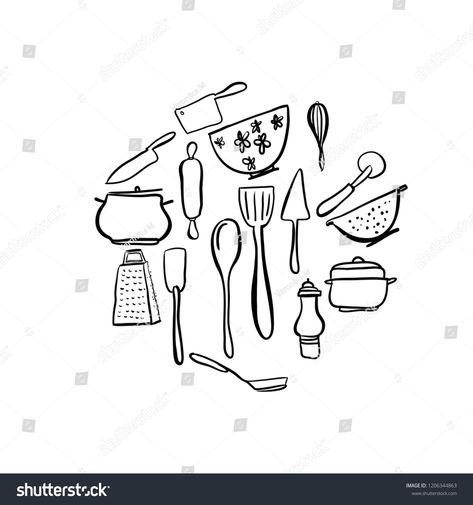 Kitchen hand drawn equipment vector illustration set drawn#hand#Kitchen#equipment Kitchen Equipment, Royalty Free Photos, New Pictures, Logo Templates, Okay Gesture, Create Yourself, Stock Vector, Hand Drawn, Vector Illustration