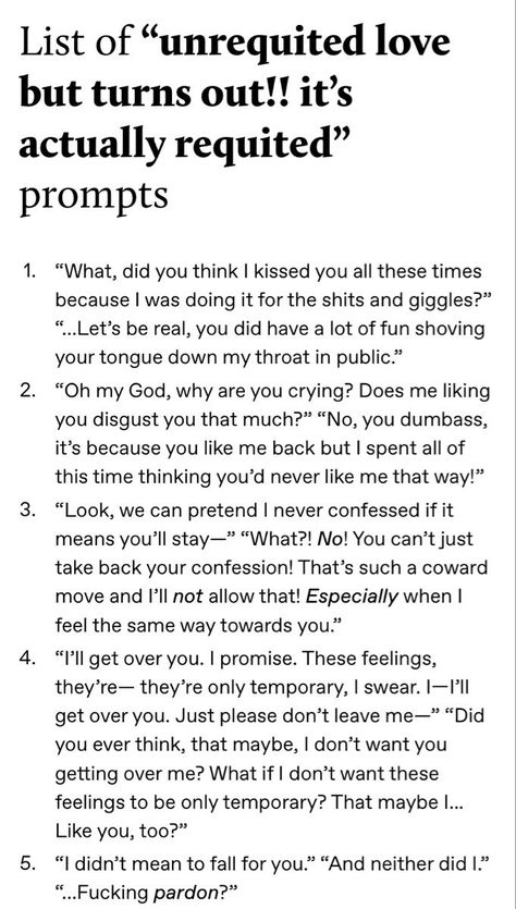 Writing Prompts Romance Cute, Fanfiction Plot Ideas, Oblivious In Love Prompts, Love Story Writing Tips, Steamy Writing Tips, Romance Plots Writing Prompts, Writing Tips Fanfiction, Oc Romance Prompts, Crush Prompts Otp