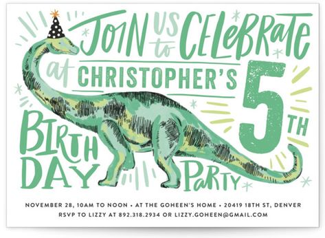 Toy Dinosaurs, Custom Birthday Invitations, Dino Birthday, Party Invitations Kids, Dino Party, Childrens Birthday Party, Birthday Invitations Kids, Dinosaur Party, Dinosaur Birthday