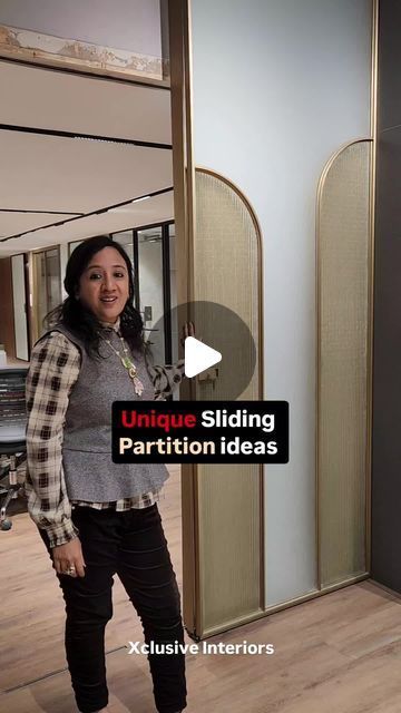 Sliding Partition Wall, Sliding Partition Doors, Sliding Partition, Partition Designs, Partition Door, Trending Reels, Living Room Partition, Living Room Partition Design, Room Partition Designs