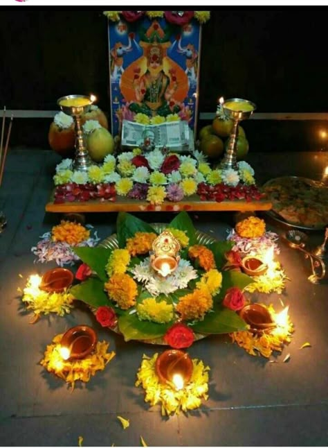 Lakshmi Pujan Decoration At Home, Homam Pooja Decoration, Diwali Pujan At Home, Diwali Laxmi Pooja Decorations At Home, Lakshmi Puja Decoration At Home, Laxmi Pujan Diwali Decoration, Lakshmi Pooja Decoration Ideas At Home, Lakshmi Pujan Decoration, Diwali Lakshmi Pooja Decoration Ideas