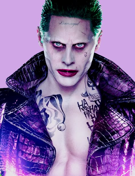 The Joker...I can only hope that I find this man so attractive because I subconsciously know it's my lifelong love Jared Leto underneath because I'm not sure I want to know what it says about females who find this appealing. Jared Leto Joker, Leto Joker, Joker Drawings, Joker Makeup, Der Joker, Joker Wallpapers, Joker Is, Joker Art, Arkham Asylum