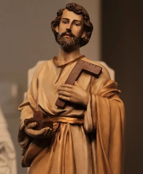 St Joseph Statue, St Joseph Catholic, Sao Jose, Jesus Christ Art, Catholic Art, St Joseph, Spiritual Art, Christian Art, San Jose