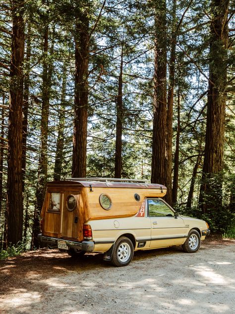 Photo 1 of 12 in Artist Jay Nelson Turns Cars, Trucks, and Boats Into Adventure-Seeking Dream Machines - Dwell Jay Nelson, Truck Canopy, Truck Living, Kombi Motorhome, Cozy Camping, Truck Bed Camping, Pickup Camper, Truck Bed Camper, Camping Van