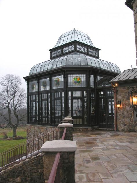 Tanglewood Conservatories’ Historic Replicas | Garden Design Victorian Conservatory, Victorian Greenhouses, Conservatory Greenhouse, House Kits, Conservatory Garden, Backyard Greenhouse, Glass Room, Greenhouse Plans, Garden Greenhouse