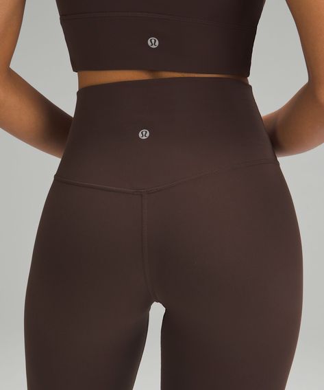 Lululemon Outfits, Brown Leggings, Lululemon Align Leggings, Feeling Nothing, Low Impact Workout, Lululemon Align, High Rise Pants, High Rise Leggings, Lululemon Leggings