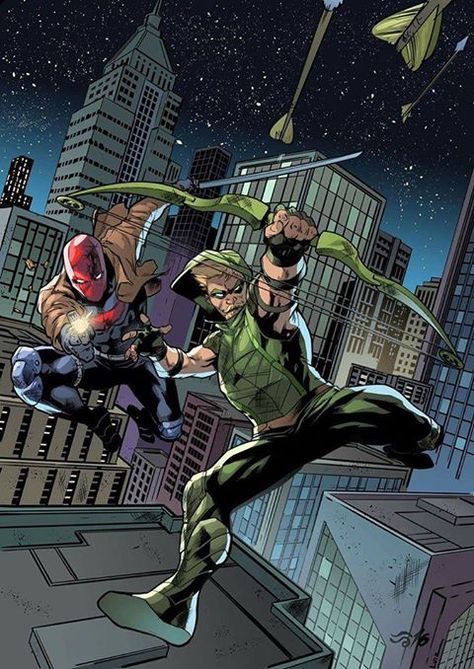 Green Arrow DC Batman And Green Arrow, Green Arrow Dc Comics, Green Arrow And Speedy, Green Arrow Art, Dc Green Arrow, Green Arow, Green Arrow Comics, Arrow Dc, Arrow Comic