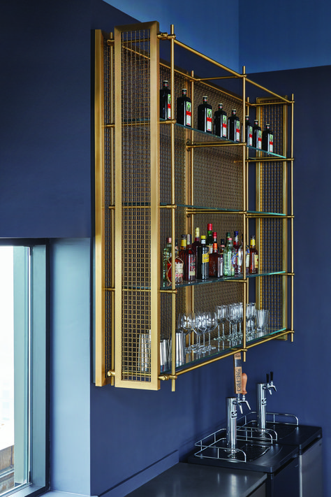 Loft Wall, System Furniture, Bar Sala, Bar Shelves, Decoration Restaurant, Home Bar Designs, Glass Bar, Bar Room, Basement Bar