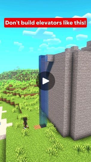 18K views · 6.6K reactions | Minecraft Best Elevator 🛗 #Minecraft #minecraftbuilds #minecraftbuilding #minecrafttutorial #zediaph | Zediaph | zediaph_ · Original audio Minecraft Water Elevator, Minecraft Elevator, Minecraft Tutorial, Minecraft Building, Funny Short Clips, Minecraft Ideas, Short Humor, Funny Short, Minecraft