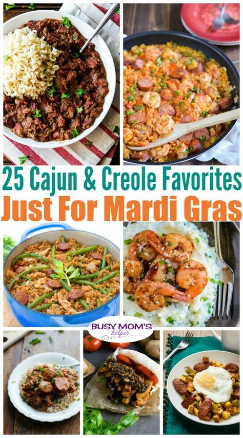 Mardi Gras Appetizers, Mardi Gras Party Food, Mardi Gras Dinner, Moms Recipes, Madi Gras, Busy Mom Recipes, Mardi Gras Centerpieces, New Orleans Recipes, Creole Cooking