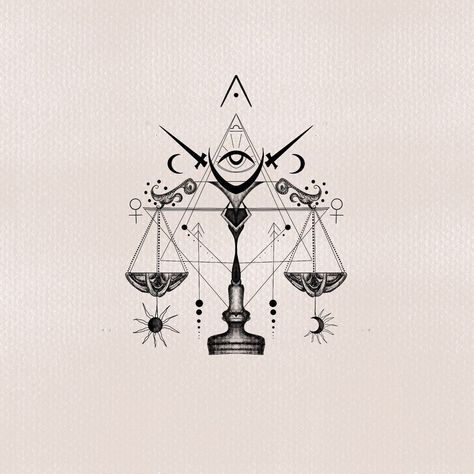 Scales Balance Tattoo, Powerful Meaning Tattoos Men, Scale Balance Tattoo, Libra Scales Art, Egyptian Scales Of Justice Tattoo, Scale Tattoo Balance, Life Balance Tattoo, Scales Tattoo Balance, Justice Scales Tattoo