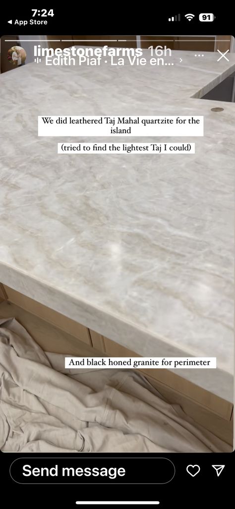 Leather Quartzite Countertops, Leather Taj Mahal Quartzite, Take Mahal Quartzite, Honed Taj Mahal Quartzite Countertops, Taj Mahal Leathered Quartzite Kitchen, Leathered Taj Mahal Quartzite, Mitered Edge Countertop, Honed Countertops, Pawson House