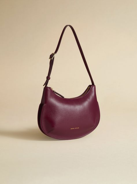 Manu Atelier – Ilda Burgundy Burgundy Handbag, Burgundy Shoulder Bag, Burgundy Accessories, Classic Burgundy Shoulder Bag, Burgundy Leather Bag, Burgundy Bag Outfit, Modern Burgundy Shoulder Bag, Burgundy Soft Leather Bag, Maroon Bag