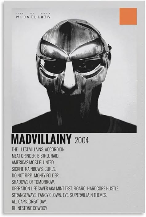 Shows you got taste #Mfdoom #mf #poster #foryourroom #madvillainy #album #cover #cool #amazon Madvillainy Album Cover, Mf Doom Albums, Mf Doom Poster, Doom Poster, Reducing Debt, Bedroom Decor Posters, Hip Hop Singers, Minimalist Music, Hip Hop Poster