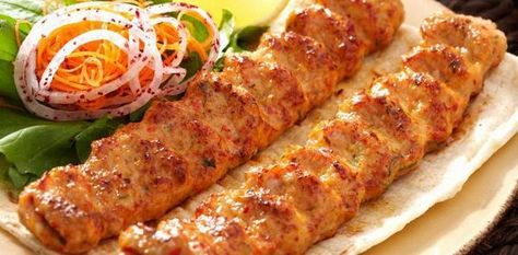 Homemade ingredients give these Tandoori Seekh Kabab a boost of flavor that you can’t get even with packet masala. If you have a BBQ grill then go for it or even after pan frying you can give these kebab a BBQ  aroma by smoke of a coal. Enjoy a great recipe by Chef Shireen Anwar […] Pakistani Foods, Kebabs Skewers, Chicken Kabab, Seekh Kebabs, Pakistan Food, Pakistani Cuisine, Pakistani Dishes, Afghan Food, Fruit Kebabs