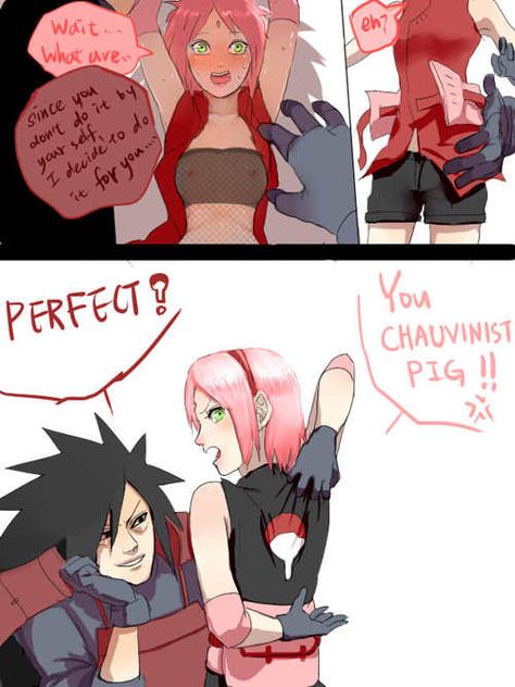 Madara SAkura 2 Madara And Hashirama, Naruto Couples, Sasuke Sakura, Naruto Sasuke Sakura, Naruto Comic, Naruto Ship, Naruto Series, Naruto Cute, Sakura Uchiha