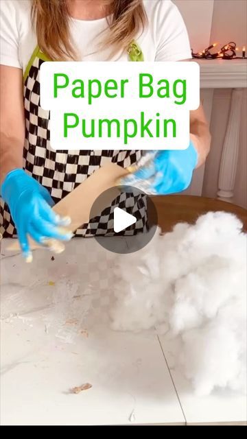 Olivia Parazine on Instagram: "Get into the fall spirit with this fun and easy DIY paper bag pumpkin—perfect for adding a touch of whimsy to your seasonal decor! 🍂🎃 #DIYFallDecor #CraftingFun #dollartree #dollartreediy #oliviasromantichome #diy #falldecor #dollartreefall" Crafts With Paper Grocery Bags, Paper Bag Pumpkin Craft, Brown Paper Bag Crafts, Paper Bag Pumpkins, Halloween Bags Diy, Diy Pumpkins, Mops Crafts, Diy Paper Bag, Paper Grocery Bags