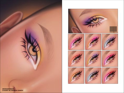 Sims 4 Eyeshadow, Sims 4 Makeup, Sims Makeup, Cc Makeup, Classic Eyeliner, Cc Folder, Makeup Cc, Pelo Sims, Sims 4 Mm Cc