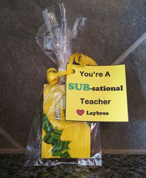 You're A SUB-sational Teacher! Subway Gift Card Subway Gift Card Ideas, Sub Appreciation Gifts, Subway Gift Card, Teacher Thank You Notes, Back To School Ideas, Car Cake Toppers, Appreciation Gifts Diy, Teacher Appreciation Gifts Diy, Cars Ideas