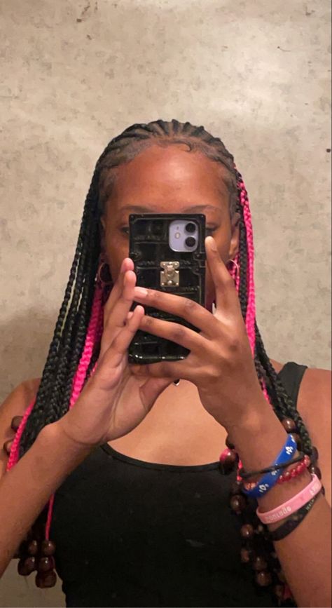 Peekaboo Fulani Braids, Natural Protective Styles, Cute Box Braids, Fulani Braids, Hair Techniques, Cute Box Braids Hairstyles, Cornrows Braids, Wig Making, Hair Ponytail Styles