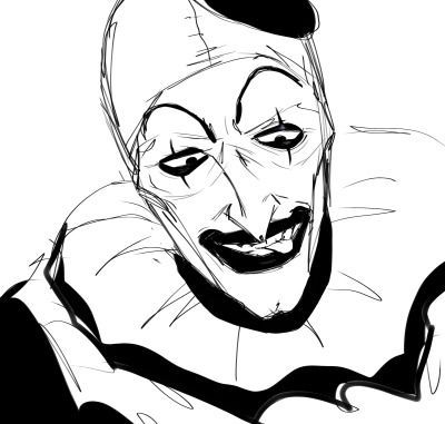 Art The Clown X Y/n, Art The Clown Fanart Terrifier, Art The Clown Pfp, Art The Clown Fanart, Terrifier Fanart, Art The Clown Terrifier Drawing, Terrifier Drawing, The Terrifier, Crazy Clown