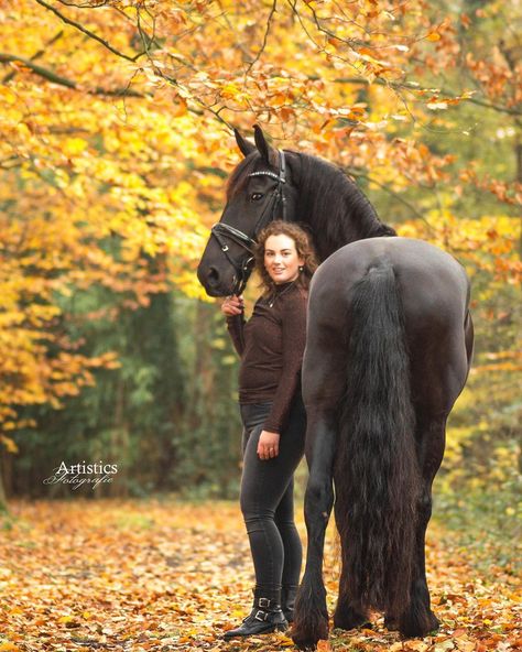 Autumn Horse Photography, Fall Horse Photoshoot, Poses With Horses, Autumn Horse, Equine Photography Poses, Horse Photo Shoot, Horse Senior Pictures, Horse Photoshoot Ideas, Equine Photoshoot