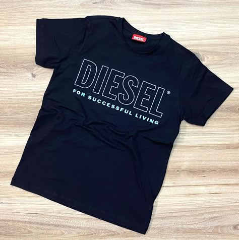 Diesel Tshirt, Tshirt Men, New Closet, Casual Wear For Men, Emboss, Casual Wear, Tee Shirts, Fashion Accessories, Mens Outfits