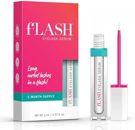 fLASH Eyelash Serum, Serum for Long, Curled Lashes - Enhances and Strengthens Your Natural Lashes - Safe and Effective Formula, 3-Month Supply Serum Eyelashes, Long Curled Lashes, Curled Lashes, Xmas Wishlist, Curl Lashes, Eyelash Serum, Curling Eyelashes, Lash Serum, Long Lashes