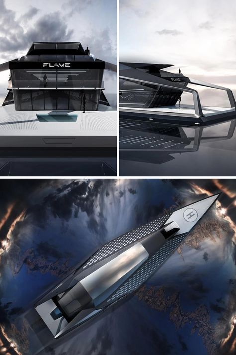 Modern Yacht, Futuristic Transportation, Space Ships Concept, Foot Design, Off Grid Power, Rich And Famous, Adventure Of The Seas, Larger Than Life, Space Ships