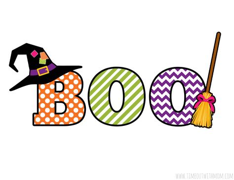 Trick or Treat: How to make your own BOO Kit and #BOOItForward Boo Clipart, Porta Halloween, Moldes Halloween, Dekorasi Halloween, Image Halloween, Halloween Wallpaper Cute, Halloween Rocks, Cricut Halloween, Halloween Ii