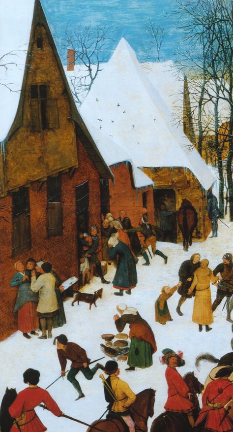 Peter Bruegel, Hunters In The Snow, Bruegel The Elder, Brown Overcoat, The Innocents, Pieter Bruegel The Elder, Pieter Bruegel, Classic Paintings, Minimalist Painting