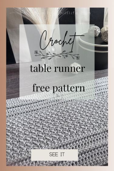 Dress your holiday table with an elegant crochet table runner. Customize to suit your decor. Use it for your coffee table, entryway or dining table with this easy stunning and elegant free crochet pattern. #crochethome #crochettablerunner #crochethome #crochetgift Crochet Free Table Runner Pattern, Crochet Dresser Runner Free Pattern, Crochet Patterns Table Runners, Crocheted Table Runners Free Patterns, Crochet Table Runner Free Pattern Easy, Crochet Table Runner Free Pattern Rectangle, Table Runner Crochet Pattern Free, Crochet Table Runner Pattern Free, Crochet Table Runner Free Pattern