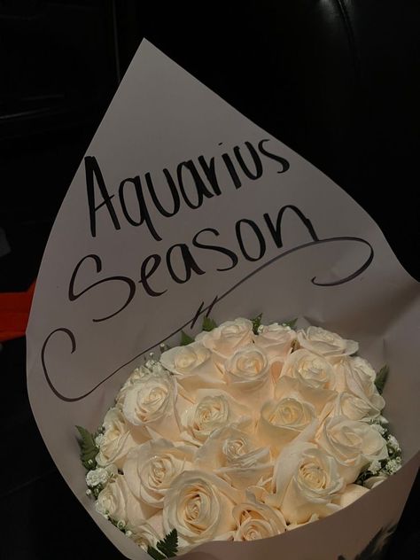 Aquarius Season, Pinterest Aesthetic, White Roses, Roses, Cake, Birthday, White