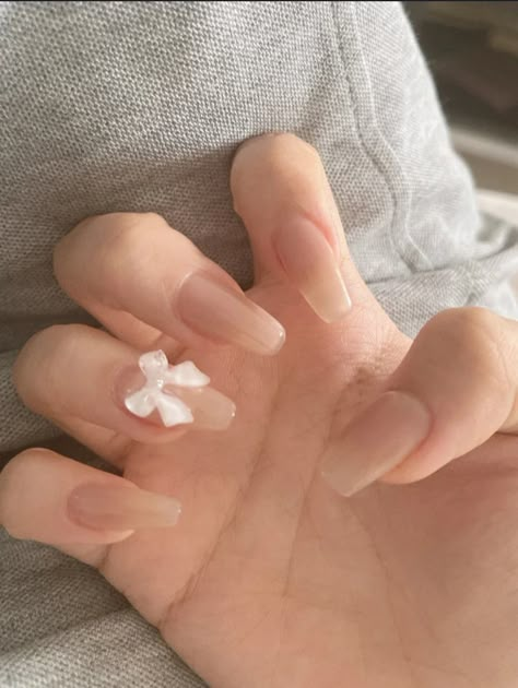 Milky Nails, Asian Nails, Blush Nails, Pretty Gel Nails, Really Cute Nails, Japanese Nails, Soft Nails, Jelly Nails, Kawaii Nails