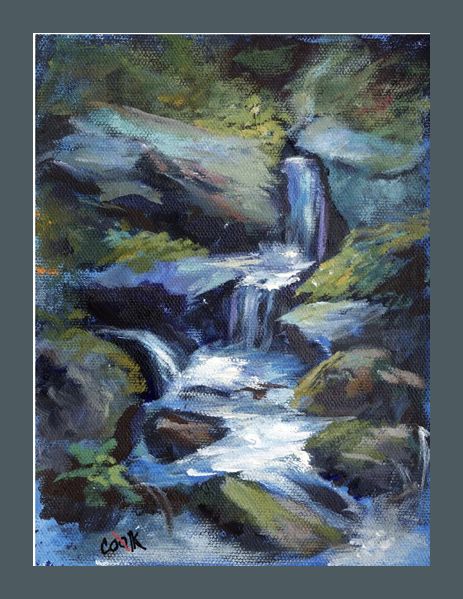 6 WAYS TO PAINT A WATERFALL by Ginger Cook for Ginger Cook Live YouTube July 1, 2018 Painting A Waterfall, Waterfall Acrylic Painting, Paint A Waterfall, Waterfall Drawing, Pastel Artists, Soft Pastels Drawing, Oil Painting Pictures, Waterfall Paintings, Contemporary Landscape Painting