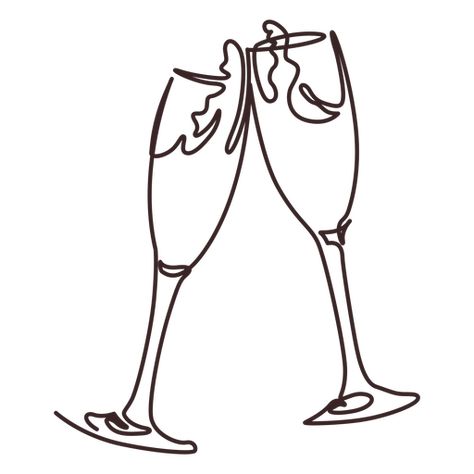 Champagne cheers line drawing design #AD , #cheers, #Champagne, #drawing, #design, #line Champagne Problems Tattoo Ideas, Champagne Line Art, Champagne Tattoo Ideas, Cocktail Line Art, Cheers Tattoo Ideas, Disney Line Art, Cheers Drawing, Champagne Drawing, Champagne Tattoo