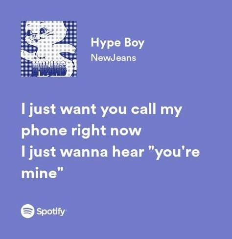 newjeans hype boy spotify lyrics Kpop Lyrics New Jeans, Newjeans Song Lyrics, New Jeans Aesthetic Icon, Omg Newjeans Spotify, Hype Boy Spotify, Newjeans Spotify Lyrics, Newjeans Room, Newjeans Lyrics, Kpop Lyrics Quotes