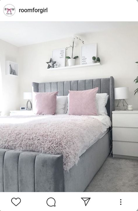 Bedroom Aesthetic Coquette, Cozy Coquette, Cozy Bedroom Aesthetic, Bedroom Aesthetic Cozy, House Styling, Grey Bedroom Decor, Luxury Room Bedroom, Classy Bedroom, Aesthetic Cozy