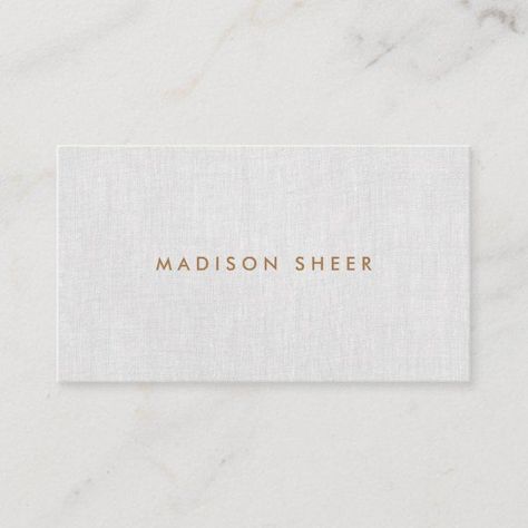 Simple Modern Elegant Gray Linen Professional Business Card #zazzle #weddinginvitations #birthdayinvitations #babyshowerinvitations #zazzleinvitations #monogram #businesscards #graduation #homedecor Private Chef Business, Dental Business Cards, Dental Business, Linen Business Cards, Portfolio Covers, Professional Business Card, Minimalist Beauty, 카드 디자인, Minimalist Business Cards