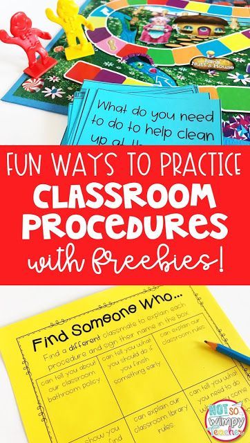 Check out these free activities to make teaching those back to school procedures more fun! Teaching Classroom Procedures, School Procedures, Clean Classroom, Classroom Procedures, Classroom Behavior Management, First Day Of School Activities, 4th Grade Classroom, 3rd Grade Classroom, Classroom Behavior